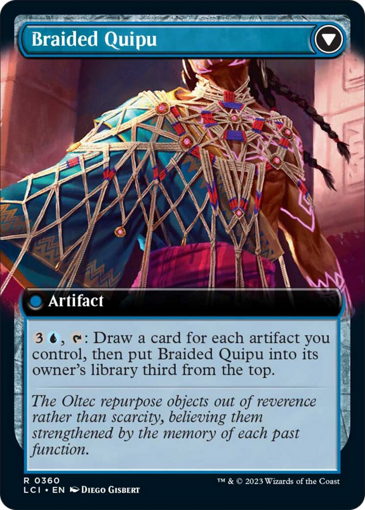 Braided Net // Braided Quipu (Extended Art) [The Lost Caverns of Ixalan] | Game Master's Emporium (The New GME)