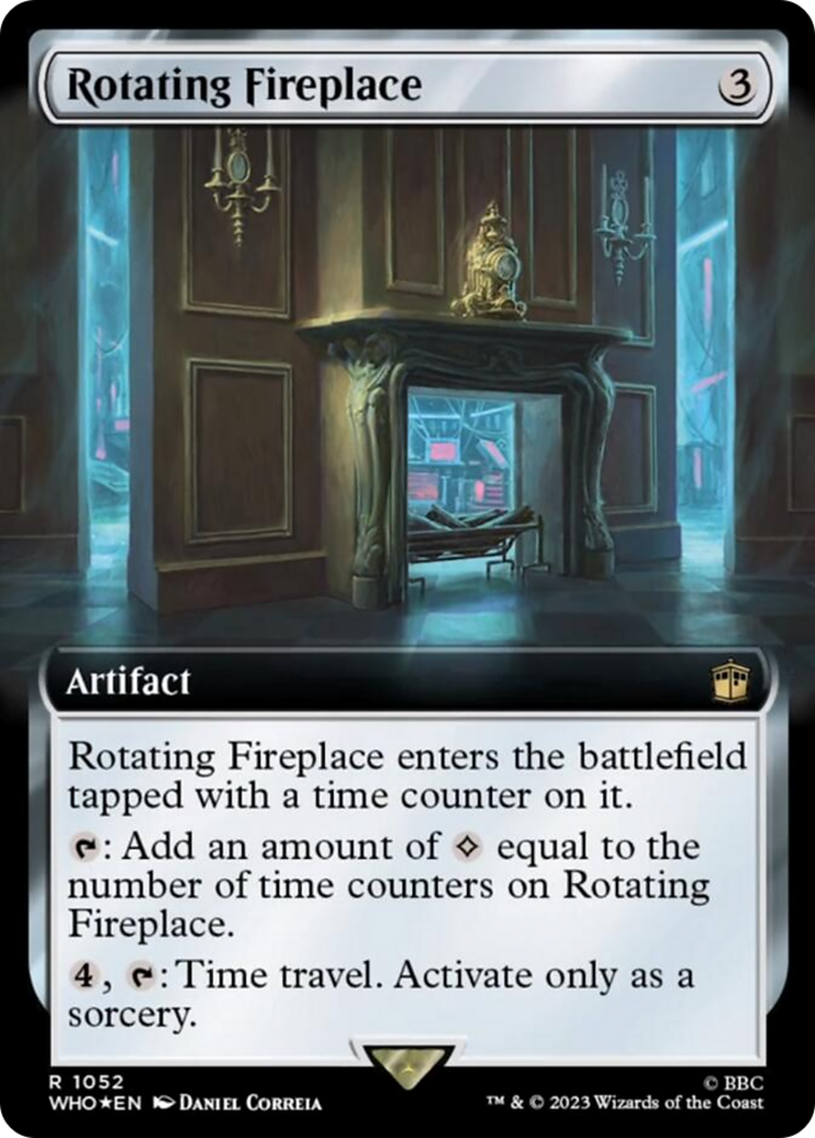 Rotating Fireplace (Extended Art) (Surge Foil) [Doctor Who] | Game Master's Emporium (The New GME)