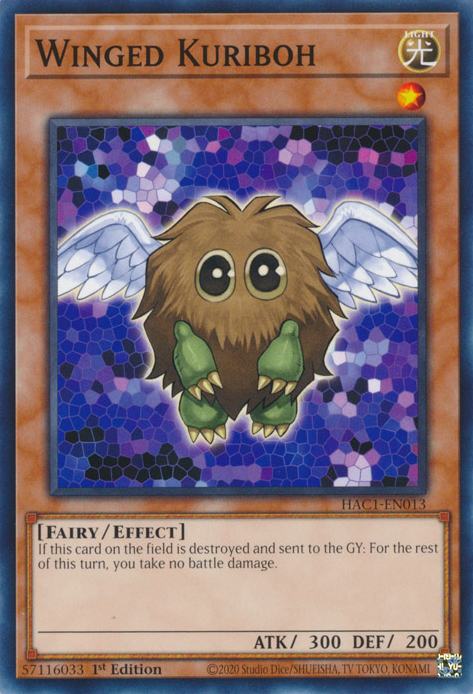 Winged Kuriboh [HAC1-EN013] Common | Game Master's Emporium (The New GME)
