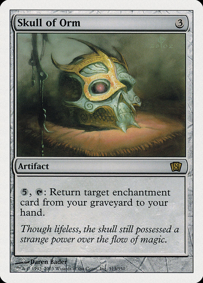 Skull of Orm (8th Edition) [Oversize Cards] | Game Master's Emporium (The New GME)