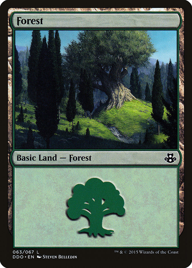 Forest (63) [Duel Decks: Elspeth vs. Kiora] | Game Master's Emporium (The New GME)