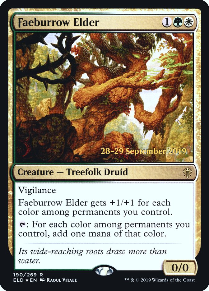 Faeburrow Elder [Throne of Eldraine Prerelease Promos] | Game Master's Emporium (The New GME)