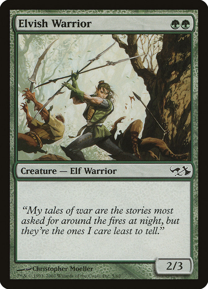 Elvish Warrior [Duel Decks: Elves vs. Goblins] | Game Master's Emporium (The New GME)