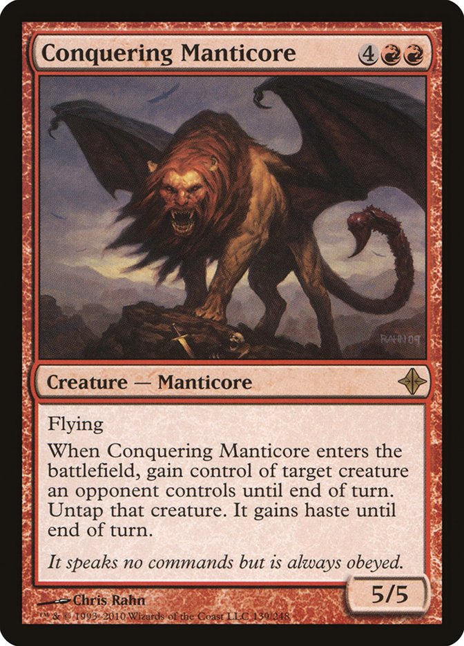 Conquering Manticore [Rise of the Eldrazi] | Game Master's Emporium (The New GME)