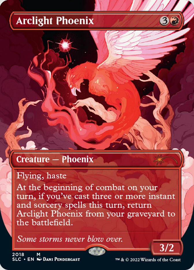 Arclight Phoenix (Borderless) [Secret Lair 30th Anniversary Countdown Kit] | Game Master's Emporium (The New GME)
