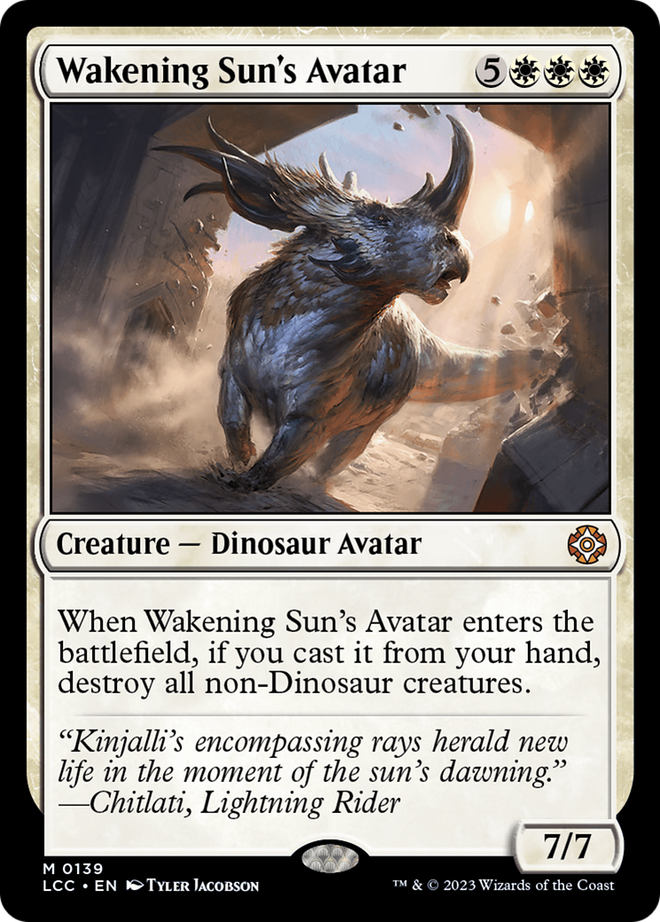 Wakening Sun's Avatar [The Lost Caverns of Ixalan Commander] | Game Master's Emporium (The New GME)