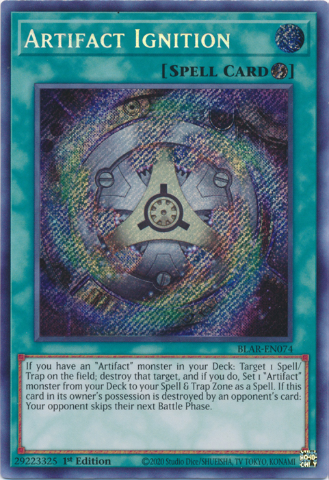 Artifact Ignition [BLAR-EN074] Secret Rare | Game Master's Emporium (The New GME)