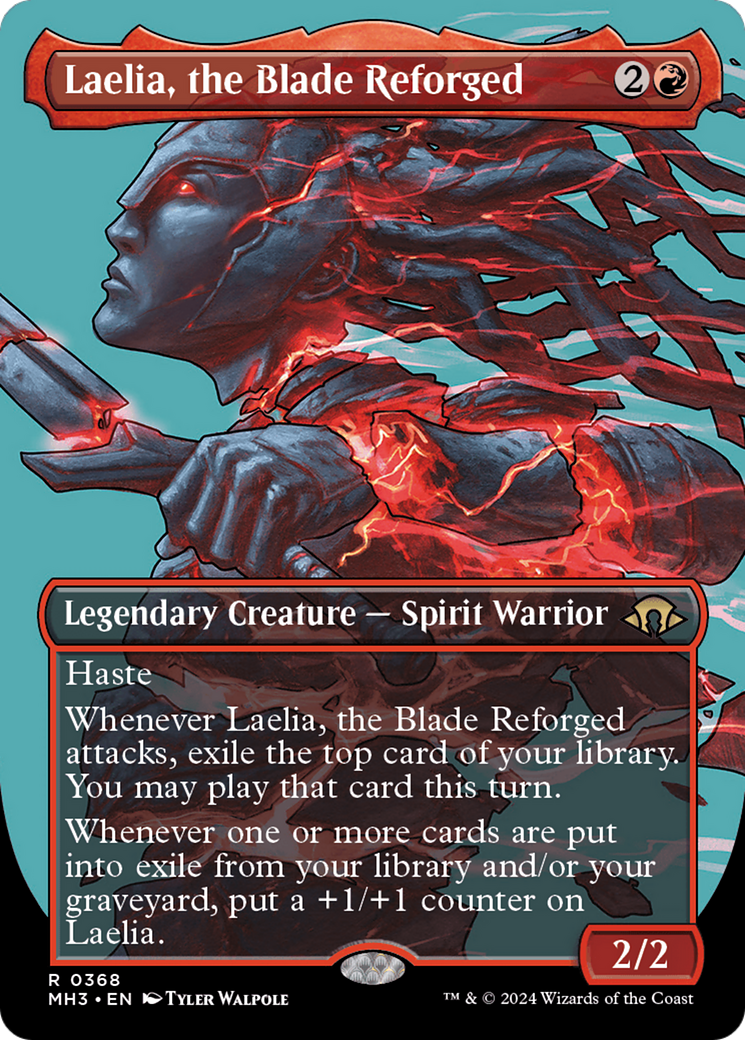 Laelia, the Blade Reforged (Borderless) [Modern Horizons 3] | Game Master's Emporium (The New GME)