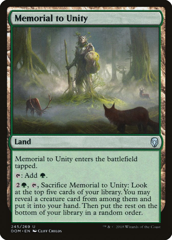 Memorial to Unity [Dominaria] | Game Master's Emporium (The New GME)