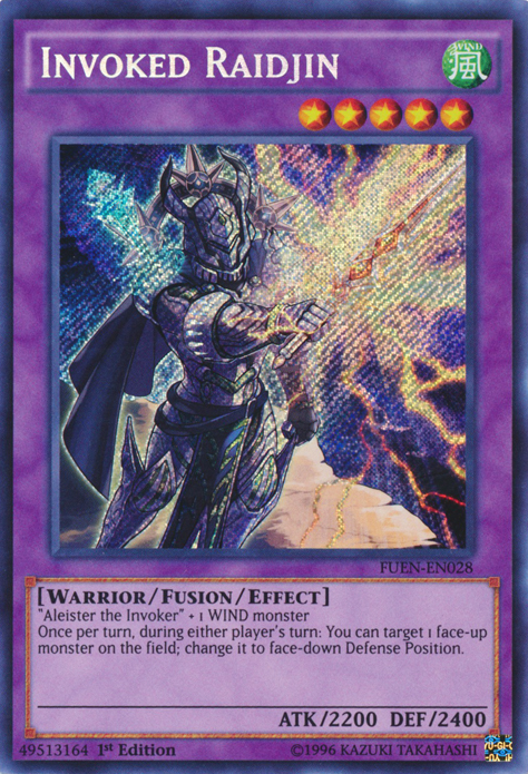 Invoked Raidjin [FUEN-EN028] Secret Rare | Game Master's Emporium (The New GME)