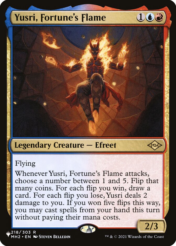 Yusri, Fortune's Flame [Secret Lair: Heads I Win, Tails You Lose] | Game Master's Emporium (The New GME)