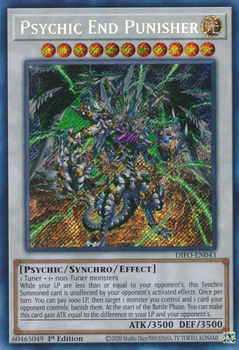 Psychic End Punisher [DIFO-EN043] Secret Rare | Game Master's Emporium (The New GME)