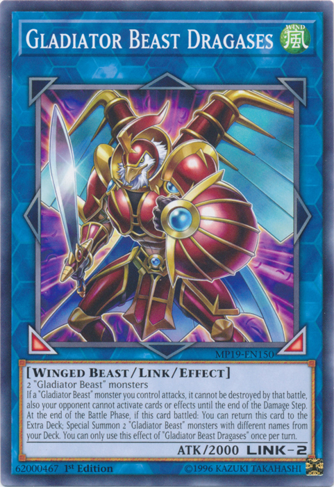 Gladiator Beast Dragases [MP19-EN150] Common | Game Master's Emporium (The New GME)