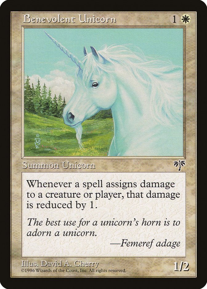 Benevolent Unicorn [Mirage] | Game Master's Emporium (The New GME)