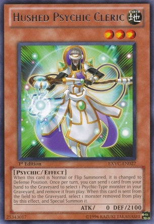 Hushed Psychic Cleric [EXVC-EN027] Rare | Game Master's Emporium (The New GME)