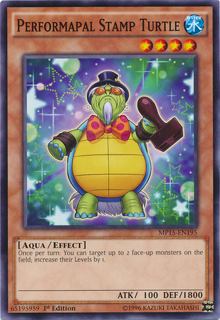 Performapal Stamp Turtle [MP15-EN195] Common | Game Master's Emporium (The New GME)