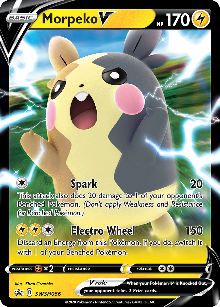 Morpeko V (SWSH056) [Sword & Shield: Black Star Promos] | Game Master's Emporium (The New GME)