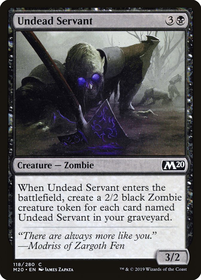 Undead Servant [Core Set 2020] | Game Master's Emporium (The New GME)