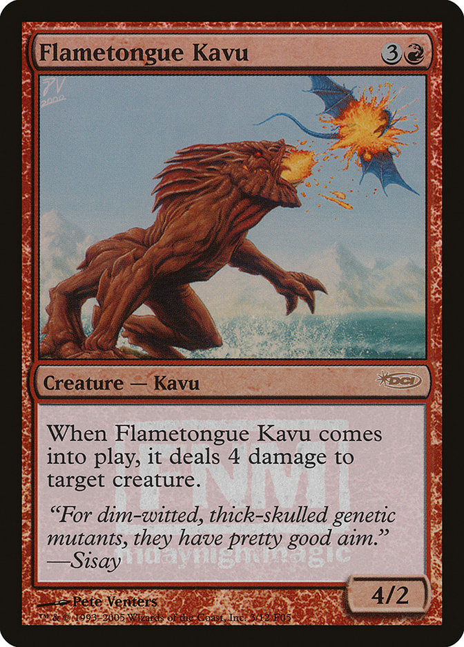 Flametongue Kavu [Friday Night Magic 2005] | Game Master's Emporium (The New GME)