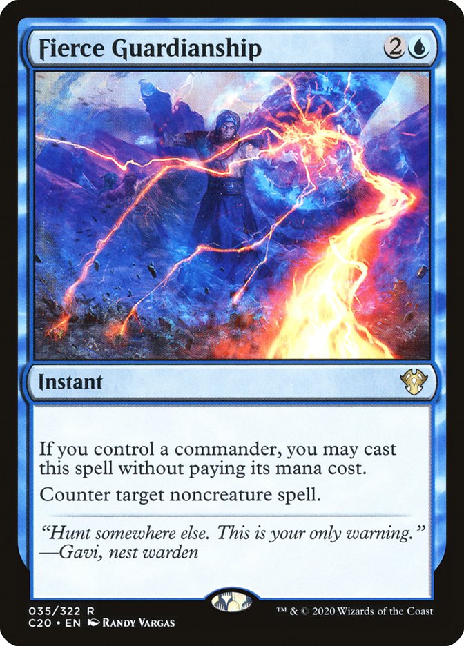 Fierce Guardianship [Commander 2020] | Game Master's Emporium (The New GME)