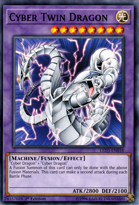 Cyber Twin Dragon [LED3-EN018] Common | Game Master's Emporium (The New GME)