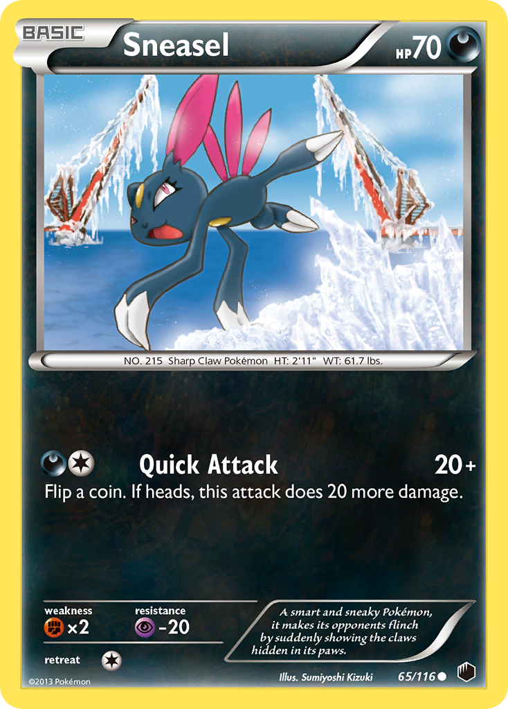 Sneasel (65/116) [Black & White: Plasma Freeze] | Game Master's Emporium (The New GME)