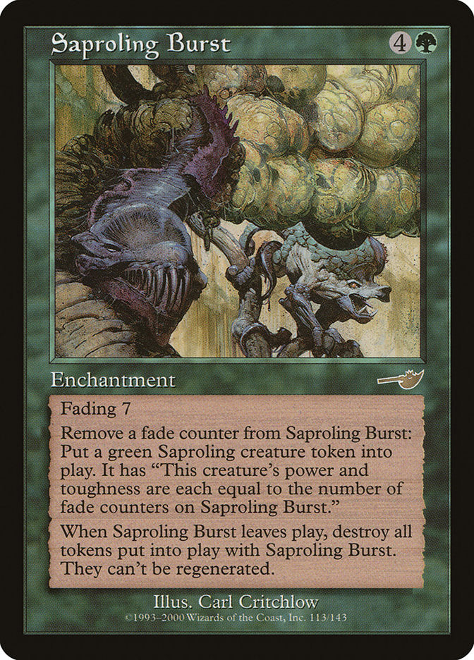 Saproling Burst [Nemesis] | Game Master's Emporium (The New GME)