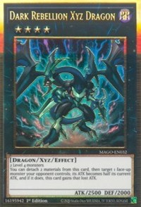 Dark Rebellion Xyz Dragon [MAGO-EN032] Gold Rare | Game Master's Emporium (The New GME)