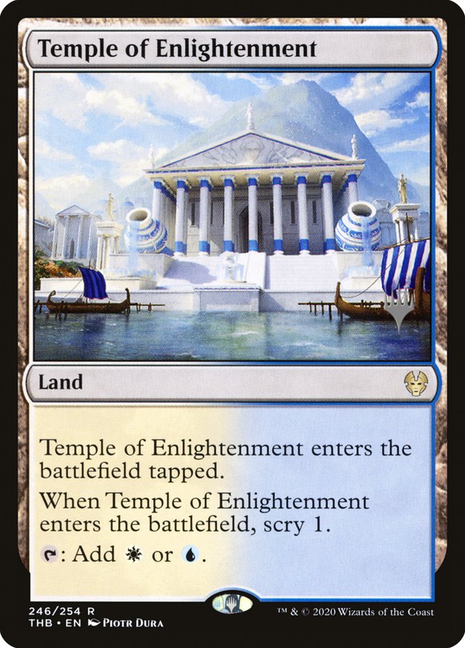 Temple of Enlightenment (Promo Pack) [Theros Beyond Death Promos] | Game Master's Emporium (The New GME)