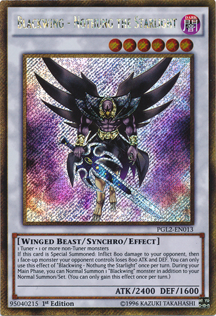 Blackwing - Nothung the Starlight [PGL2-EN013] Gold Secret Rare | Game Master's Emporium (The New GME)