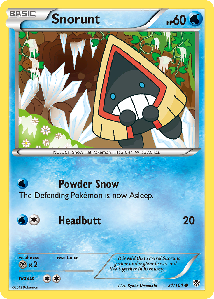 Snorunt (21/101) [Black & White: Plasma Blast] | Game Master's Emporium (The New GME)