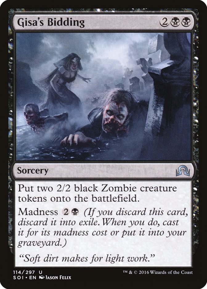 Gisa's Bidding [Shadows over Innistrad] | Game Master's Emporium (The New GME)