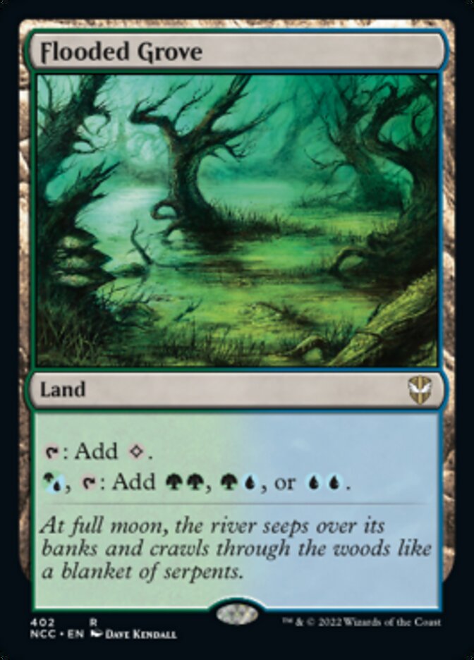 Flooded Grove [Streets of New Capenna Commander] | Game Master's Emporium (The New GME)