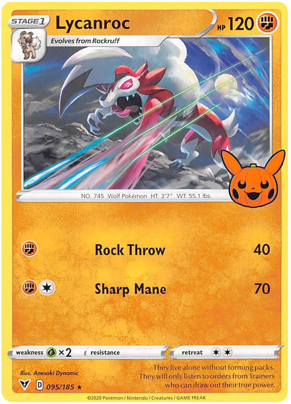 Lycanroc (095/185) [Trick or Trade 2023] | Game Master's Emporium (The New GME)