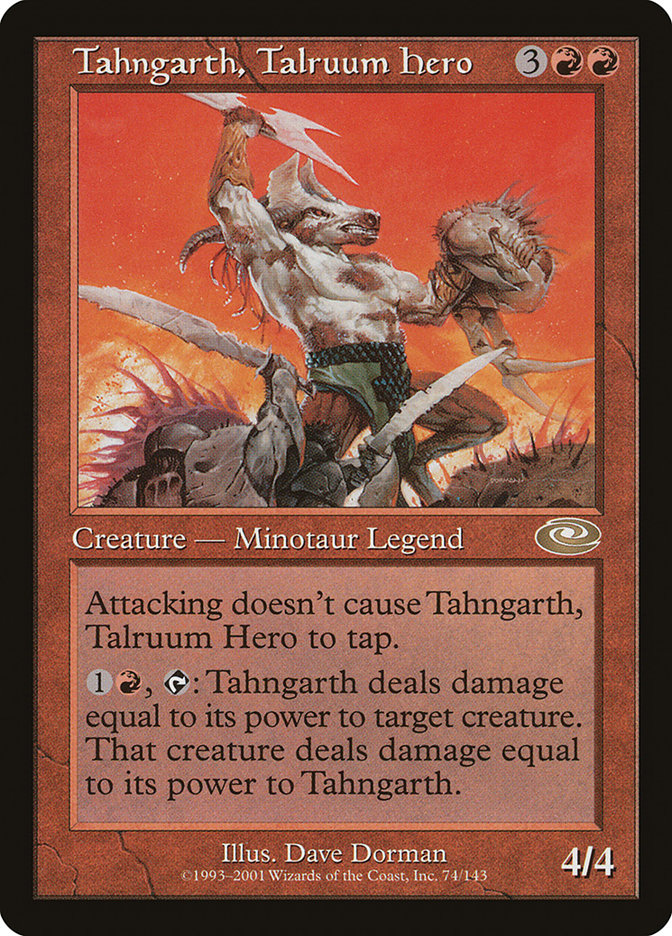 Tahngarth, Talruum Hero (Dave Dorman) [Planeshift] | Game Master's Emporium (The New GME)