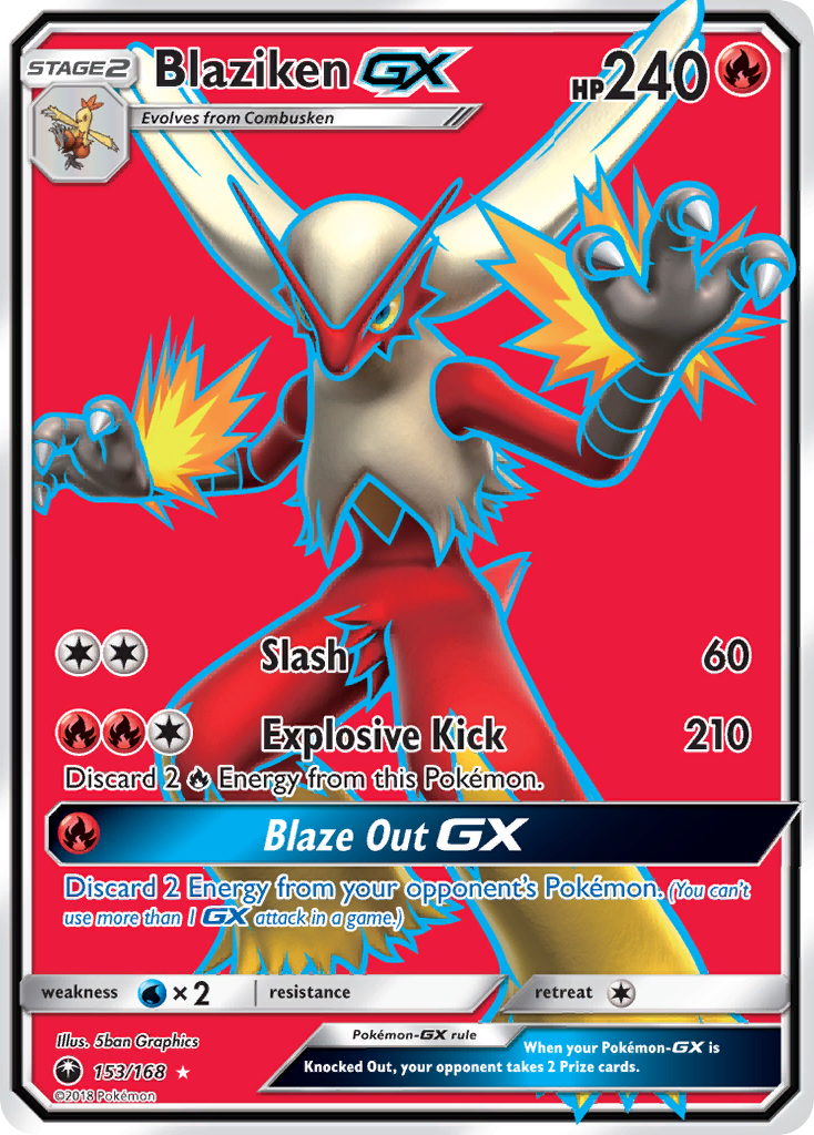 Blaziken GX (153/168) [Sun & Moon: Celestial Storm] | Game Master's Emporium (The New GME)