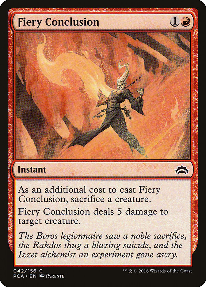 Fiery Conclusion [Planechase Anthology] | Game Master's Emporium (The New GME)
