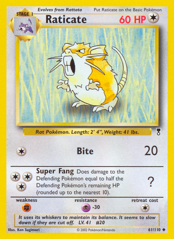 Raticate (61/110) [Legendary Collection] | Game Master's Emporium (The New GME)