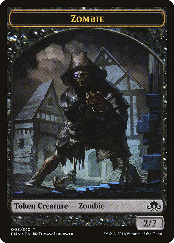 Zombie Token (003/010) [Eldritch Moon Tokens] | Game Master's Emporium (The New GME)