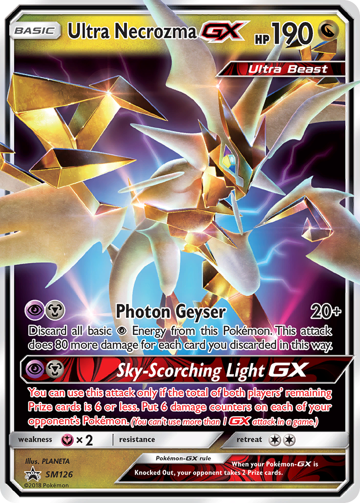 Ultra Necrozma GX (SM126) [Sun & Moon: Black Star Promos] | Game Master's Emporium (The New GME)