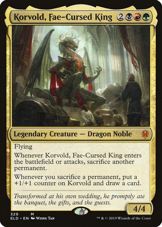 Korvold, Fae-Cursed King [Throne of Eldraine] | Game Master's Emporium (The New GME)