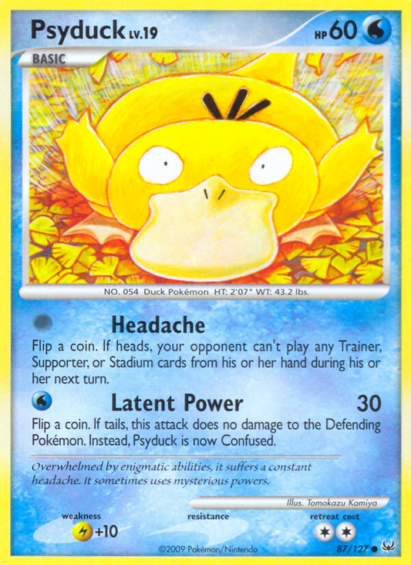 Psyduck (87/127) [Platinum: Base Set] | Game Master's Emporium (The New GME)