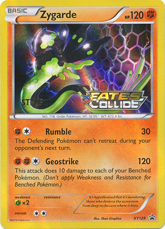 Zygarde (XY129) (Staff) [XY: Black Star Promos] | Game Master's Emporium (The New GME)