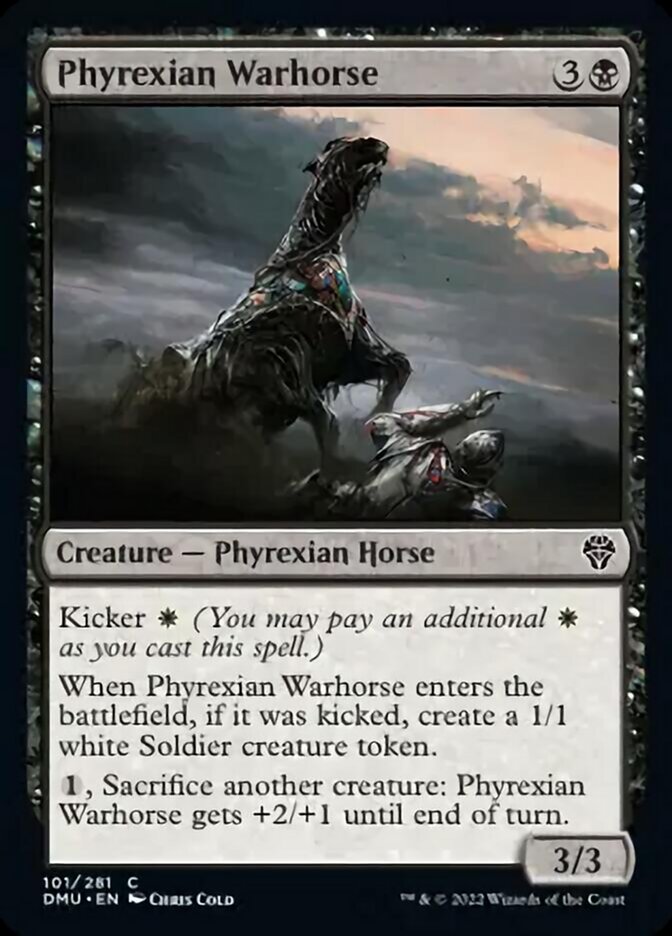 Phyrexian Warhorse [Dominaria United] | Game Master's Emporium (The New GME)