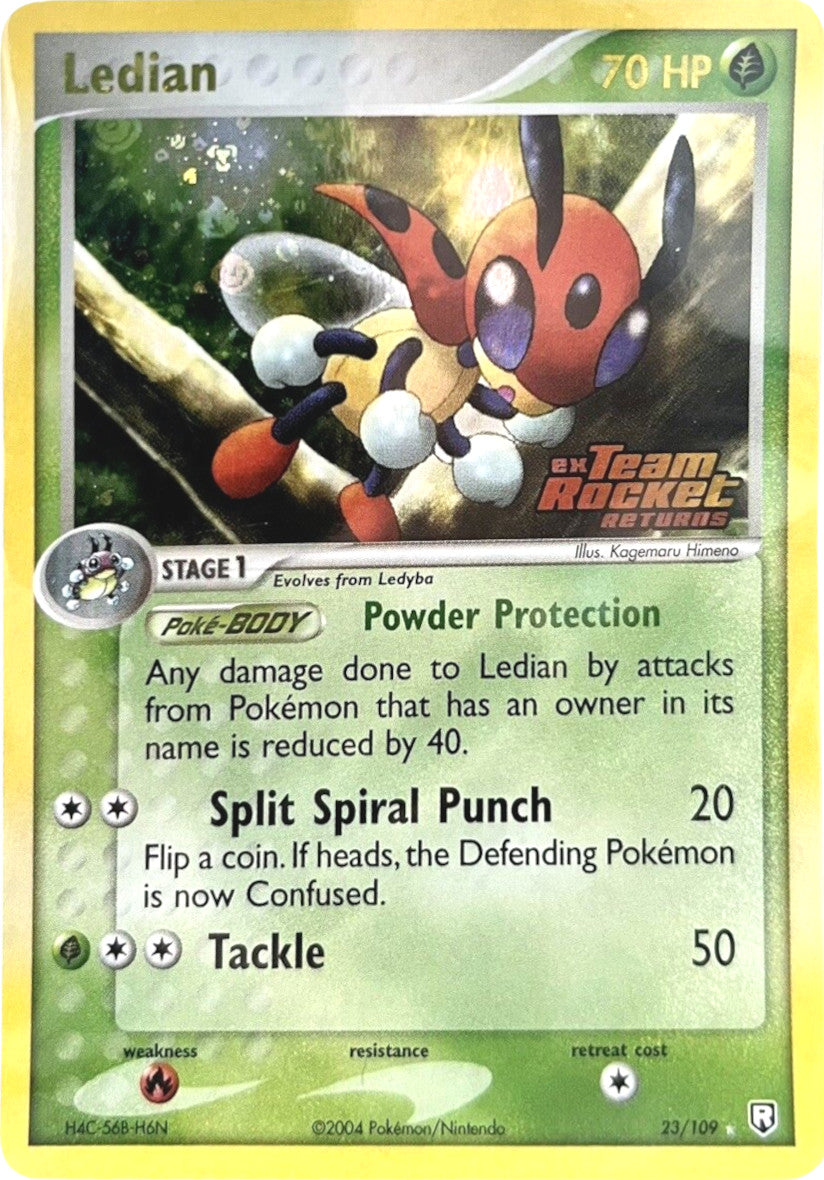 Ledian (23/109) (Stamped) [EX: Team Rocket Returns] | Game Master's Emporium (The New GME)