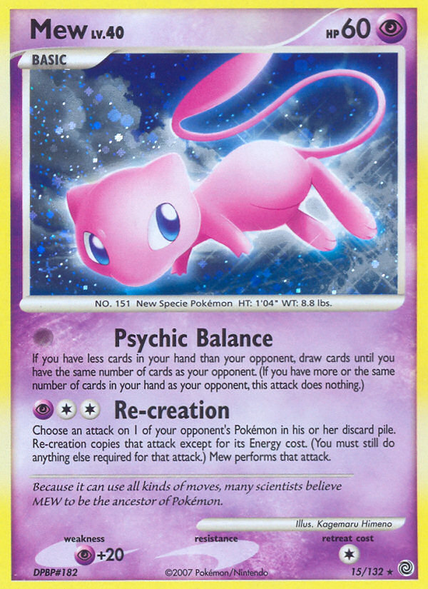 Mew (15/132) [Diamond & Pearl: Secret Wonders] | Game Master's Emporium (The New GME)