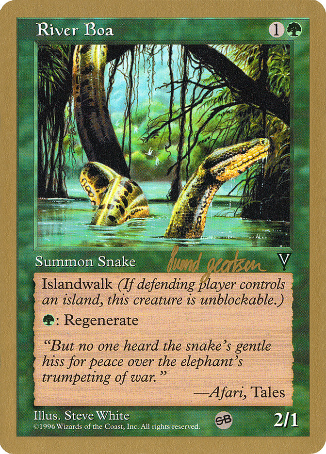 River Boa (Svend Geertsen) (SB) [World Championship Decks 1997] | Game Master's Emporium (The New GME)