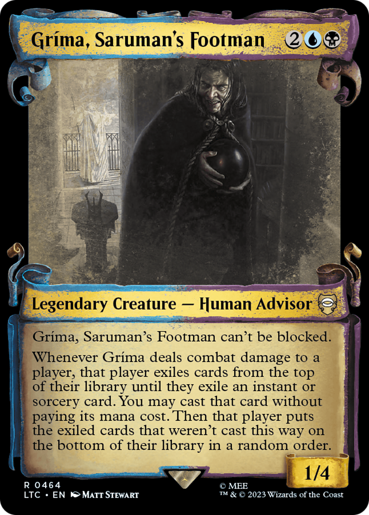 Grima, Saruman's Footman [The Lord of the Rings: Tales of Middle-Earth Commander Showcase Scrolls] | Game Master's Emporium (The New GME)