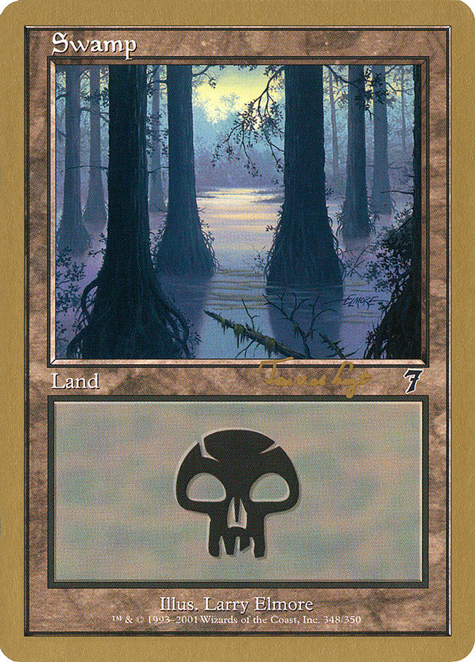 Swamp (tvdl348) (Tom van de Logt) [World Championship Decks 2001] | Game Master's Emporium (The New GME)