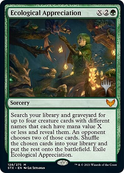 Ecological Appreciation (Promo Pack) [Strixhaven: School of Mages Promos] | Game Master's Emporium (The New GME)